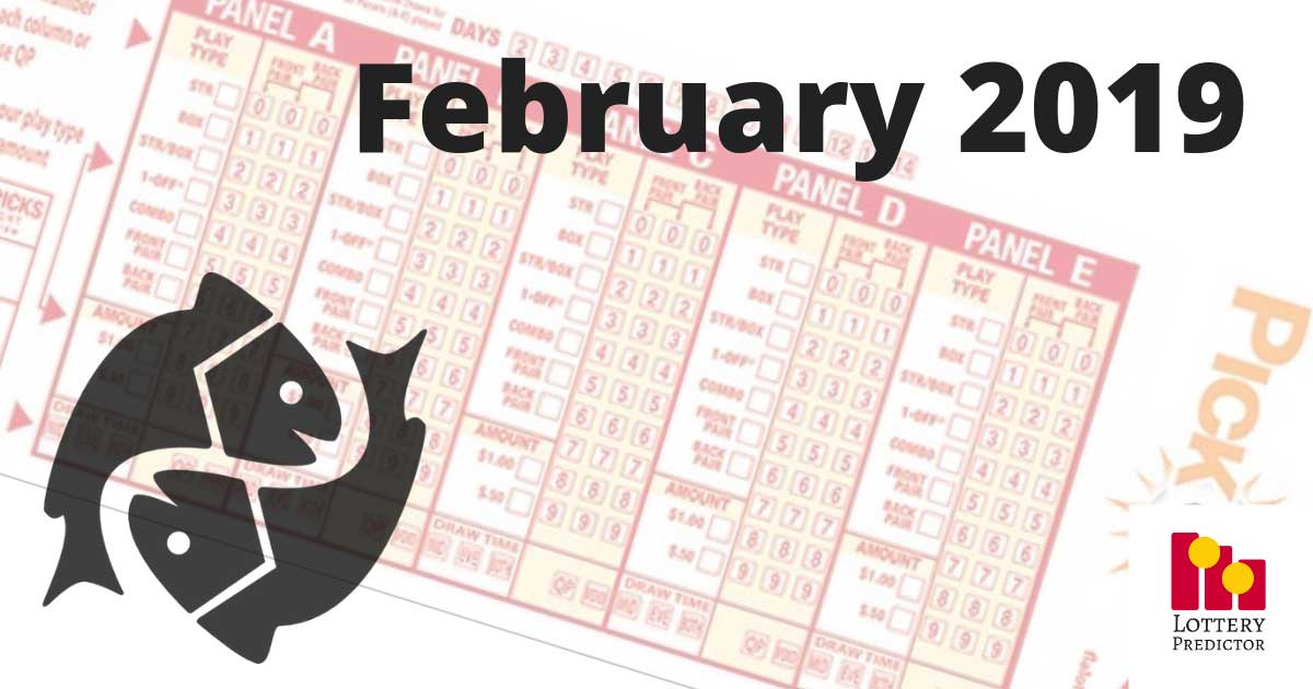 Astrological Lucky Pick 3 and Pick 4 Numbers For February 2019