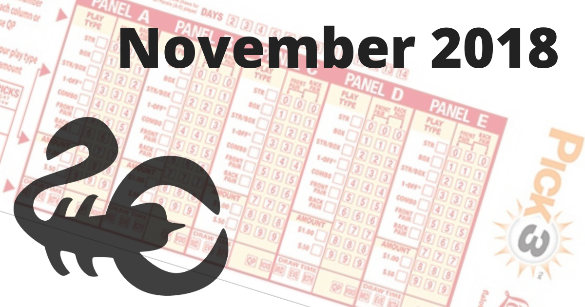 Astrological Lucky Pick 3 and Pick 4 Numbers For November 2018
