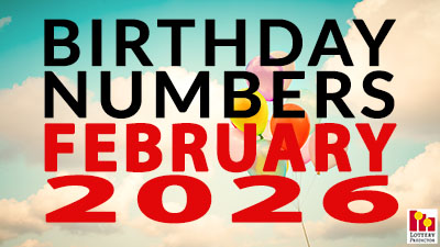 Birthday Lottery Numbers For February