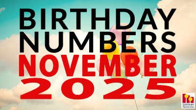 Birthday Lottery Numbers For November