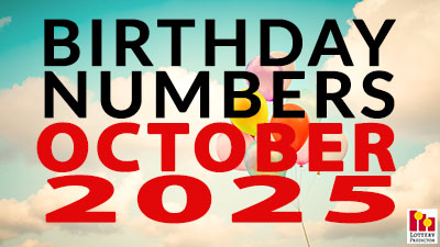 Birthday Lottery Numbers For October