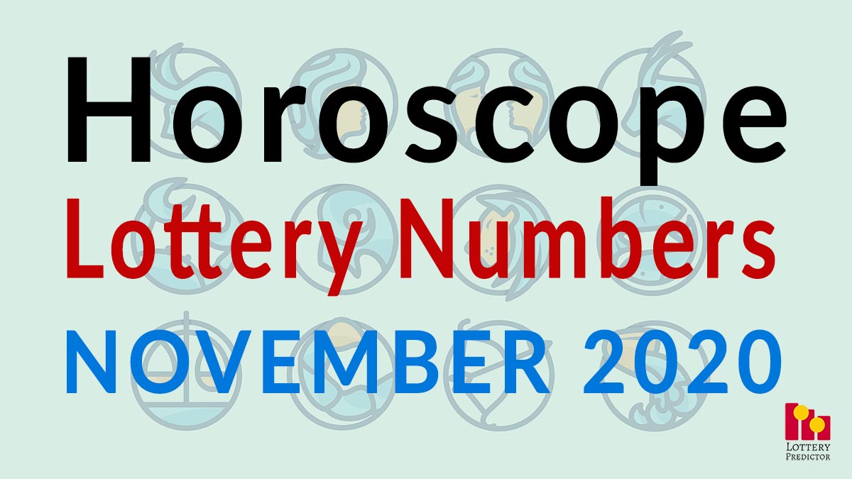 Horoscope Lottery Predictions For November 2020