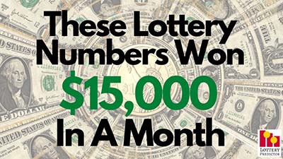 These Lottery Numbers Won Over $15,000 In A Month