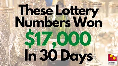 These Lottery Numbers Won $17,000 Times Last Month