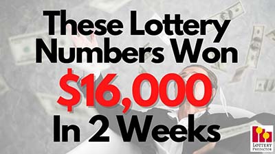 These Lottery Numbers Have Won $16,000 In 2 Weeks!