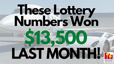These Lottery Numbers Won $13,500 Last Month
