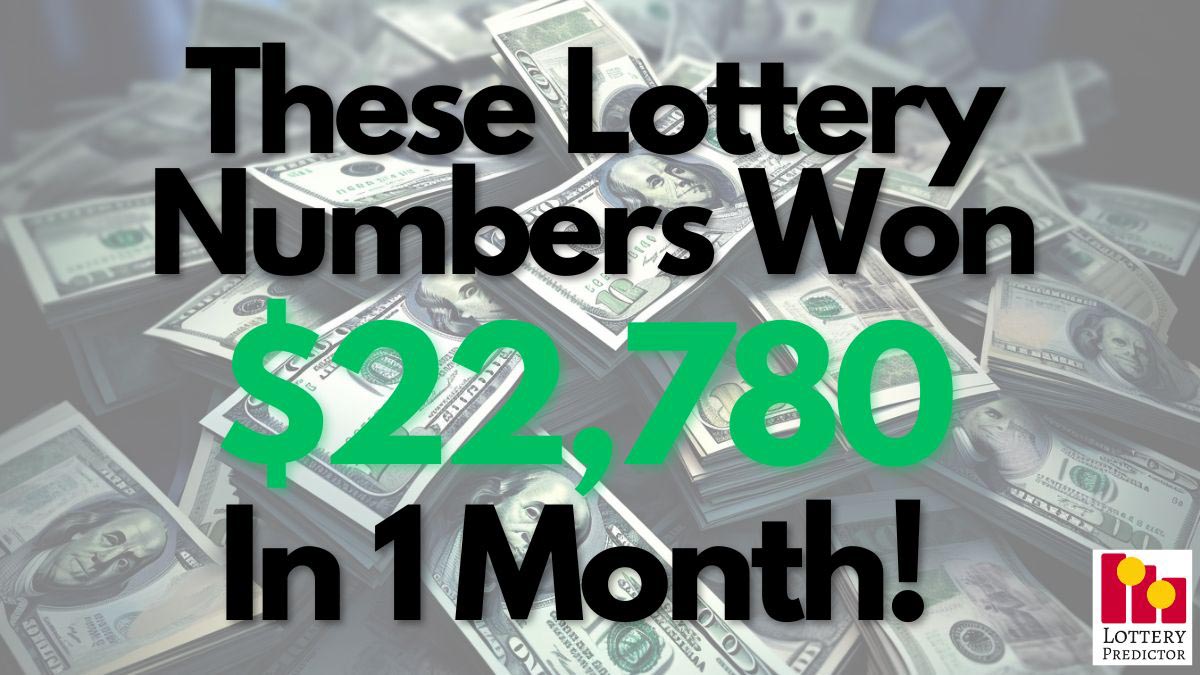 These Lottery Numbers Won $22,780 Last Month