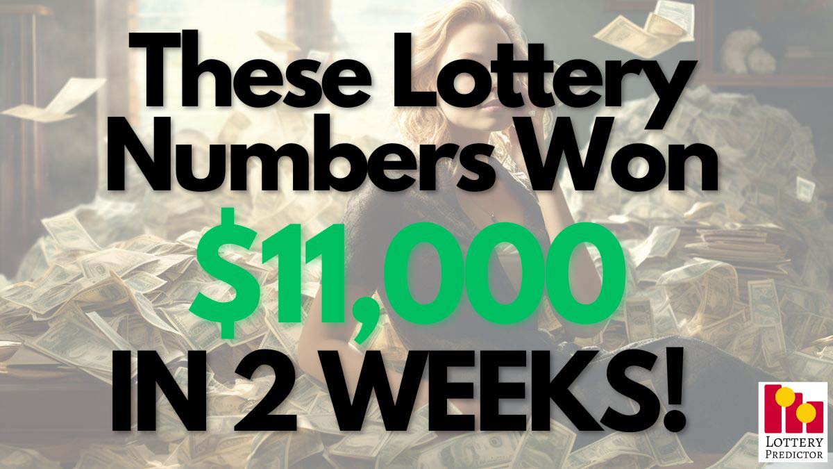 These Lottery Numbers Made $11,000 In 2 Weeks!