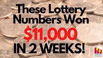 These Lottery Numbers Made $11,00 In 2 Weeks!